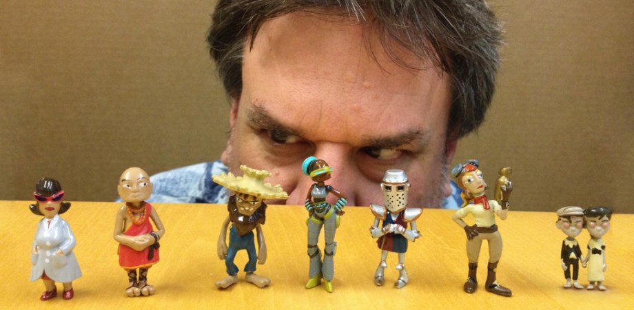 Ron Gilbert e as personagens de 